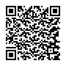 Código QR para número de teléfono +12166305328