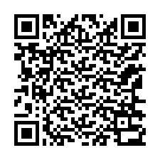 Código QR para número de telefone +12166332645