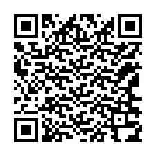 Código QR para número de telefone +12166334261