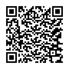 QR Code สำหรับหมายเลขโทรศัพท์ +12166334339