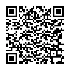 QR-Code für Telefonnummer +12166334626