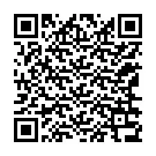 Código QR para número de teléfono +12166336494