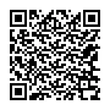 Código QR para número de telefone +12166338627