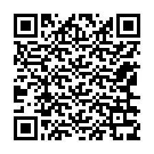 Codice QR per il numero di telefono +12166339437