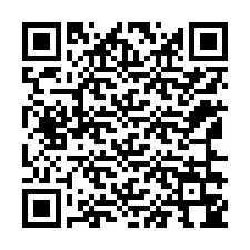 Código QR para número de teléfono +12166344401