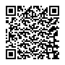 Código QR para número de teléfono +12166344404