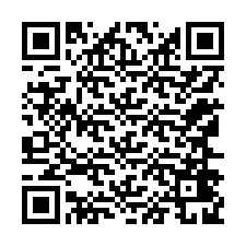 QR код за телефонен номер +12166429979