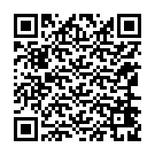 QR kód a telefonszámhoz +12166429982