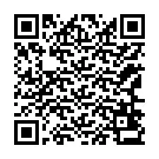 Código QR para número de teléfono +12166433521