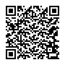 Codice QR per il numero di telefono +12166433527