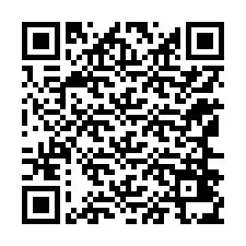 Código QR para número de teléfono +12166435662