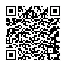 Codice QR per il numero di telefono +12166435671