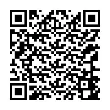 QR-код для номера телефона +12166442100