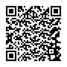 QR код за телефонен номер +12166442131