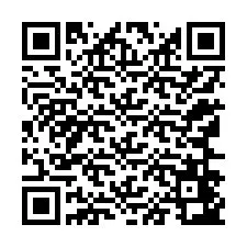 Código QR para número de telefone +12166443538