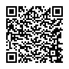 Codice QR per il numero di telefono +12166447556