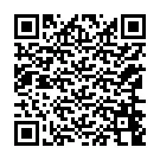 QR код за телефонен номер +12166448589