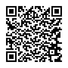 Codice QR per il numero di telefono +12166616722