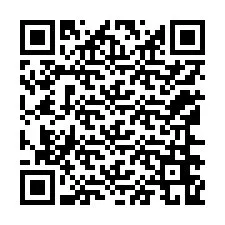 QR код за телефонен номер +12166669259