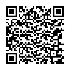 Código QR para número de teléfono +12166707043