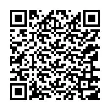 QR Code สำหรับหมายเลขโทรศัพท์ +12166707048