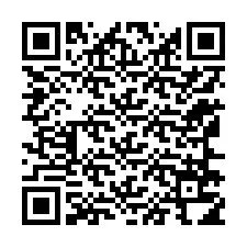 QR код за телефонен номер +12166714616