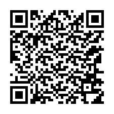 Código QR para número de telefone +12166714754