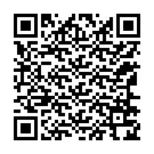 Codice QR per il numero di telefono +12166724644