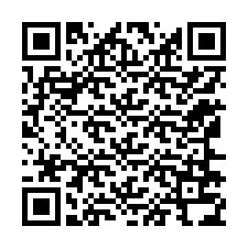 Código QR para número de teléfono +12166734246