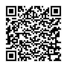 QR Code สำหรับหมายเลขโทรศัพท์ +12166734412