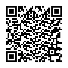 QR-code voor telefoonnummer +12166738450