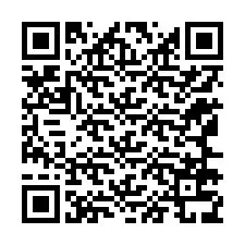 Código QR para número de telefone +12166739922