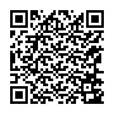 QR код за телефонен номер +12166743712