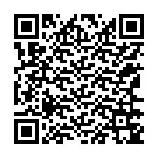 QR Code สำหรับหมายเลขโทรศัพท์ +12166745464