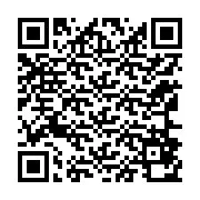 Codice QR per il numero di telefono +12166870606