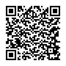 QR Code สำหรับหมายเลขโทรศัพท์ +12166871272