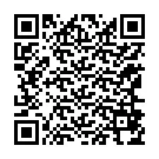 QR-koodi puhelinnumerolle +12166874462