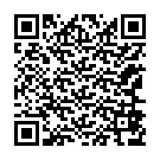 QR код за телефонен номер +12166876835