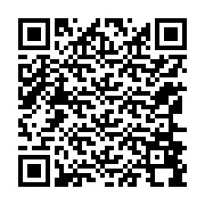 QR-koodi puhelinnumerolle +12166898343