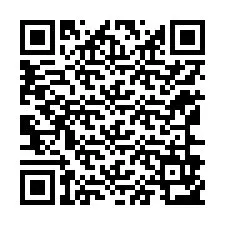 QR-код для номера телефона +12166953442