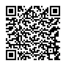 Kod QR dla numeru telefonu +12166958290