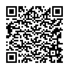 Código QR para número de teléfono +12166959542