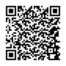 QR код за телефонен номер +12166980167