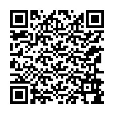 QR-код для номера телефона +12166984954