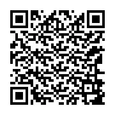 QR-code voor telefoonnummer +12166987454