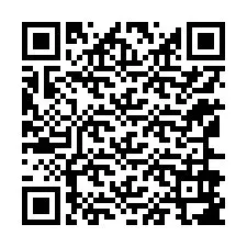 QR-код для номера телефона +12166987842