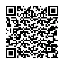 QR kód a telefonszámhoz +12167024908