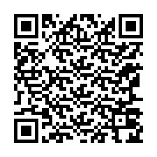 QR код за телефонен номер +12167024912