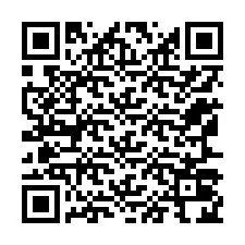 Código QR para número de teléfono +12167024913