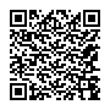 QR kód a telefonszámhoz +12167044077